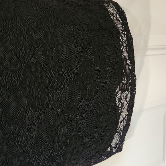 One Clothing Halter Lace Overlay Keyhole Back Dress - Picture 9 of 10